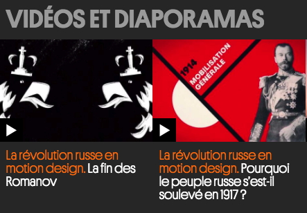 La révolution russe en motion design.